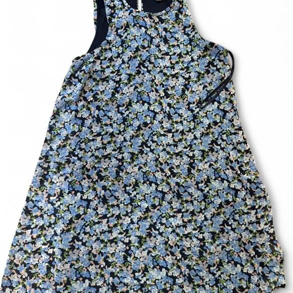 Blue floral sleeveless dress floral dress(Tommy Hilfiger) - Picture 1 of 4